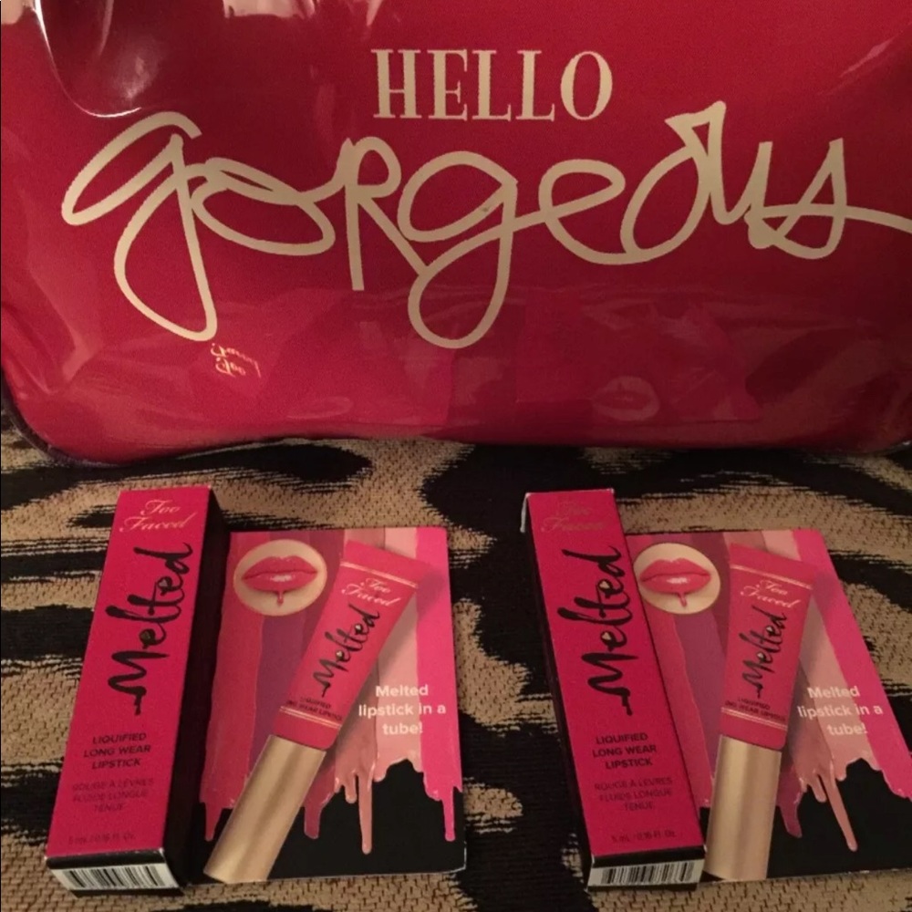 NIB (2)Too Faced Melted Lipstick in MELTED CANDY